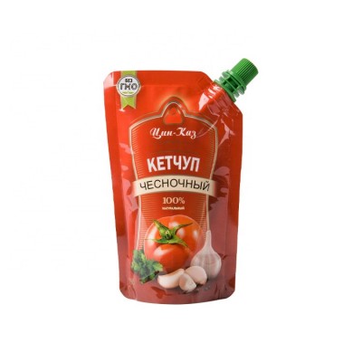 Safe food grade PE plastic vegetable sauce packaging ketchup nozzle bag